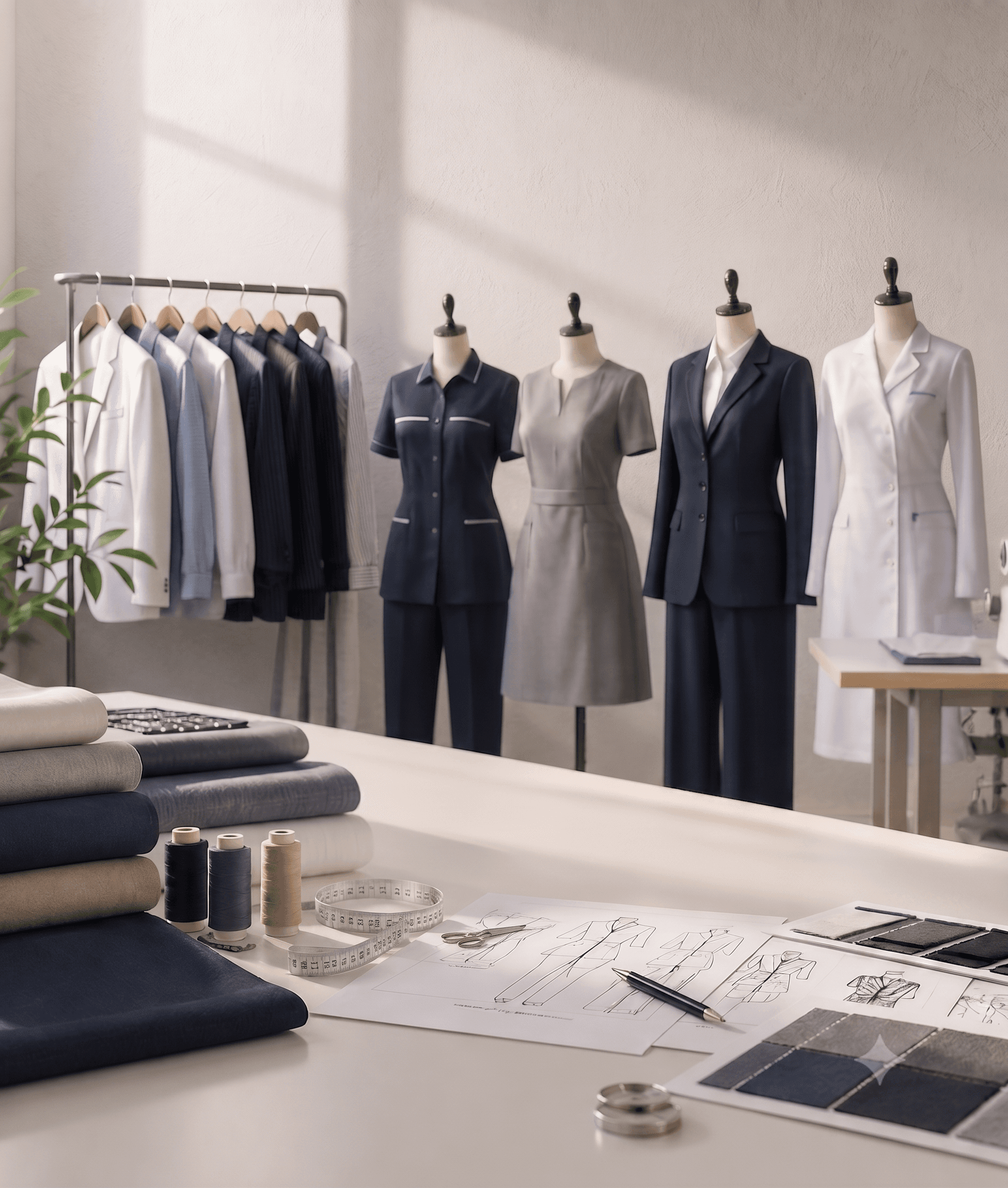 Amal Uniforms manufacturing workshop